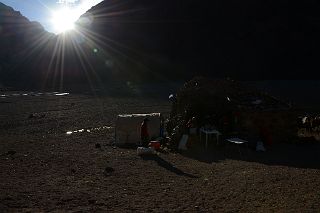 18 Sunset On Casa de Piedra 3245m On The Trek To Aconcagua Plaza Argentina Base Camp.jpg